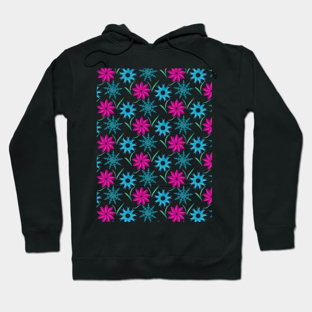 peace ice floral flower snow flake Hoodie by myouynis